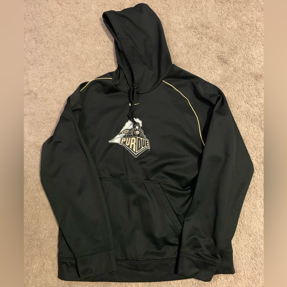 Purdue Boilermakers Sweatshirt Hoodie Men’s XL Black